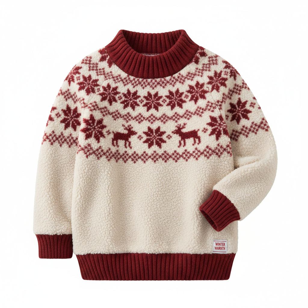 Kids Fair Isle Knit Sweater