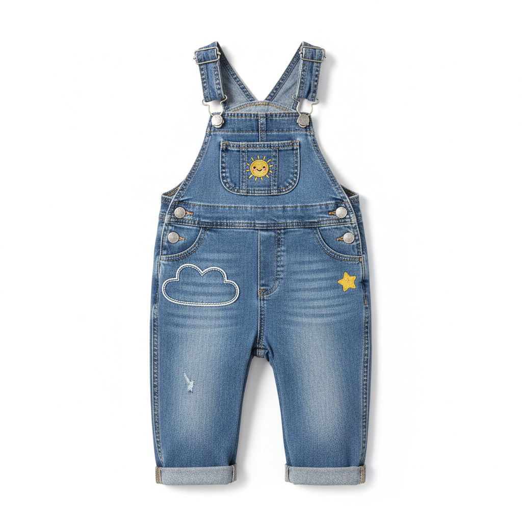 Kids Denim Dungaree
